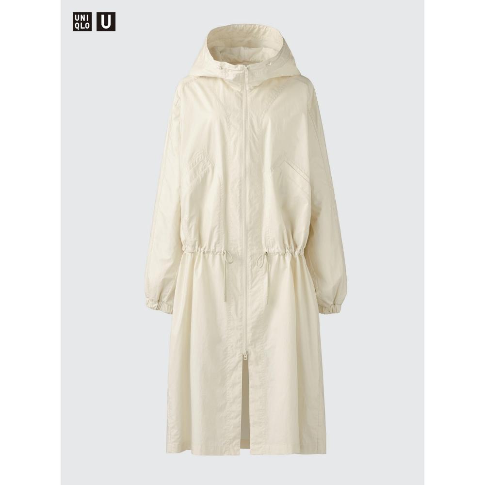 Uniqlo Пальто с капюшоном из хлопка
