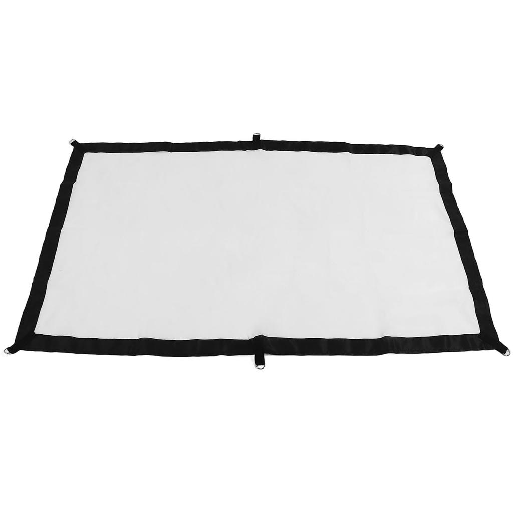 16:9 проекционный экран с крючками HD складной без складок внутренний наружный проекционный экран для кино