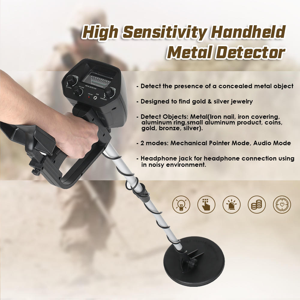 Metal Detector Underground Professional Gold Treasure Hunter Tracker Seeker Metal Detector