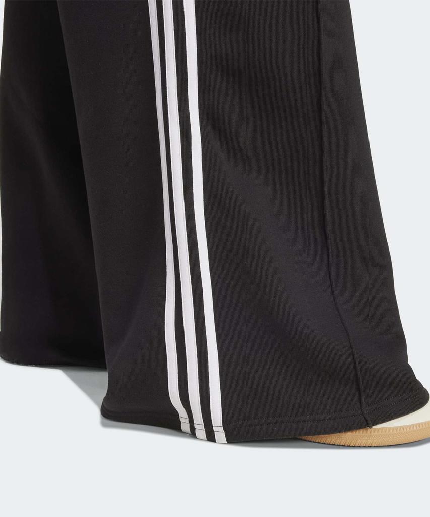 adidas Широкие спортивные штаны с тремя полосками - Черные:Белый / Jv7473