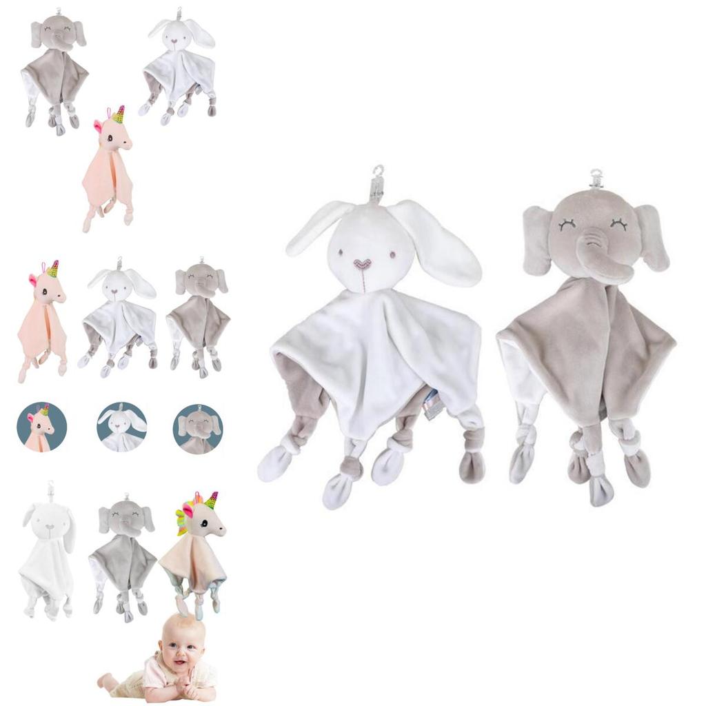 Bbsky Infant And Toddler Pacifier Blanket With Animal Design