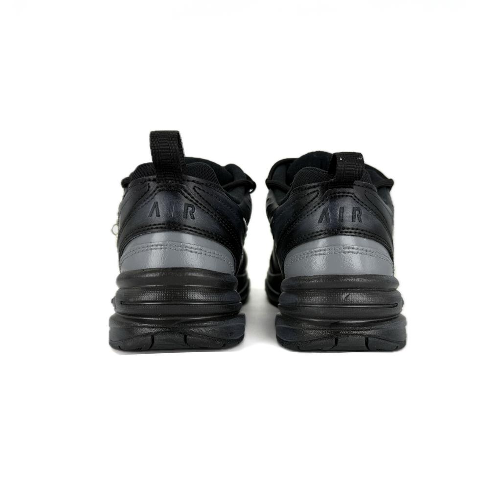 Nike Air Monarch 4 Нескользящие, Износостойкие, Легкие Низкие Кроссовки-Сникеры Унисекс Черно-Серые 415445-001(Команда502-)