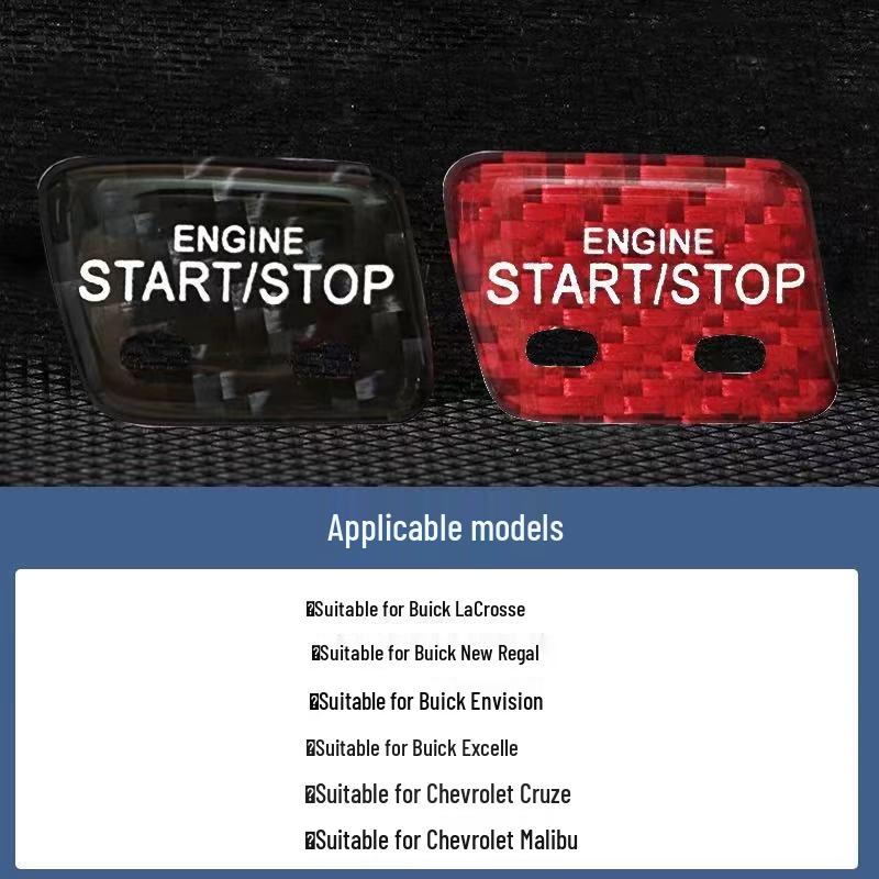 Наклейка на кнопку Start/Stop из настоящей карбоновой fibers для BMW, Mercedes-Benz, Volkswagen, Toyota, Nissan, Honda, Suzuki