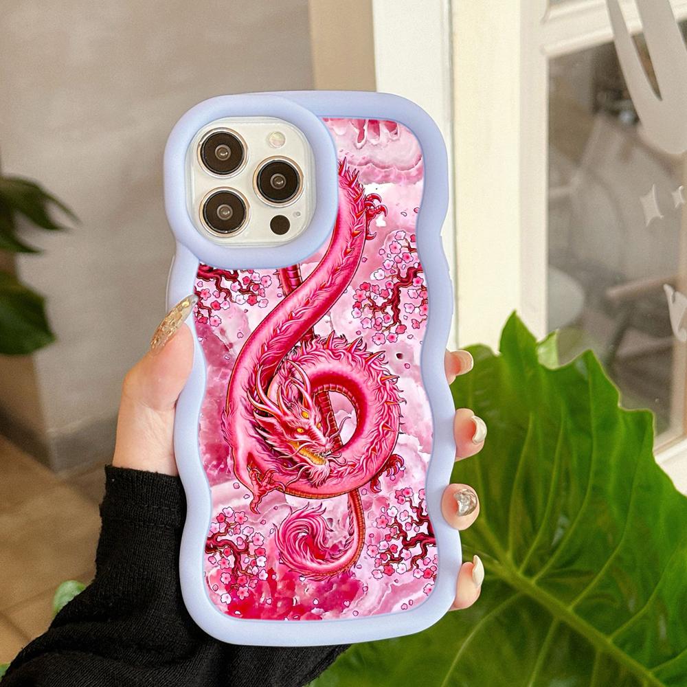 Чехлы для телефонов Ae77 Dragon Design Art защитные для Samsung S24 Plus S23 Ultra A14 A55 A05s A06 Honor X9b Motorola OnePlus Big Wave TPU задняя крышка