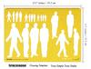 Traceease Handicap Symbol Human Template Designer  s Drafting Tools Stencils- 1