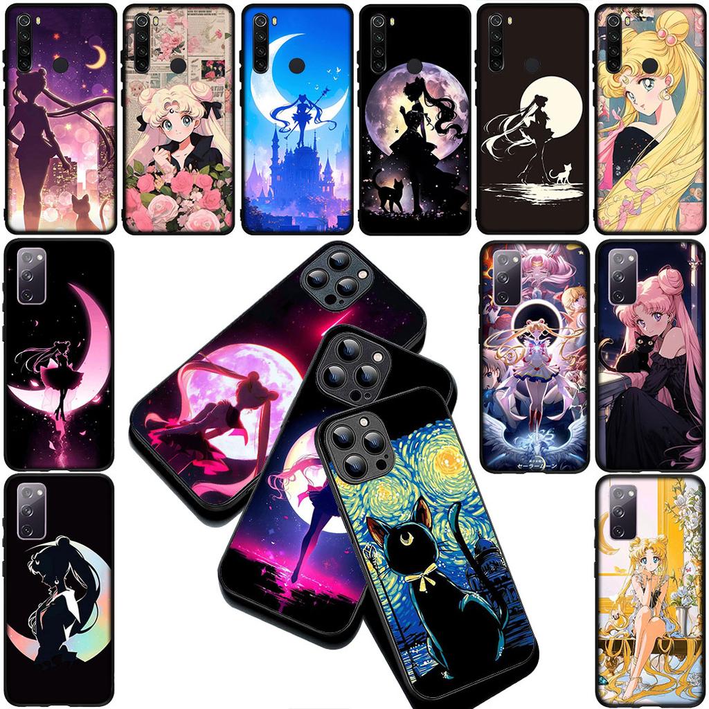 Girl S-Sailors-Cartoon Moon Cover for Samsung Galaxy A36 A55 A26 A05 A06 A14 A50 A51 A53 A54 A12 A13 A23 A35 Coque Phone Case