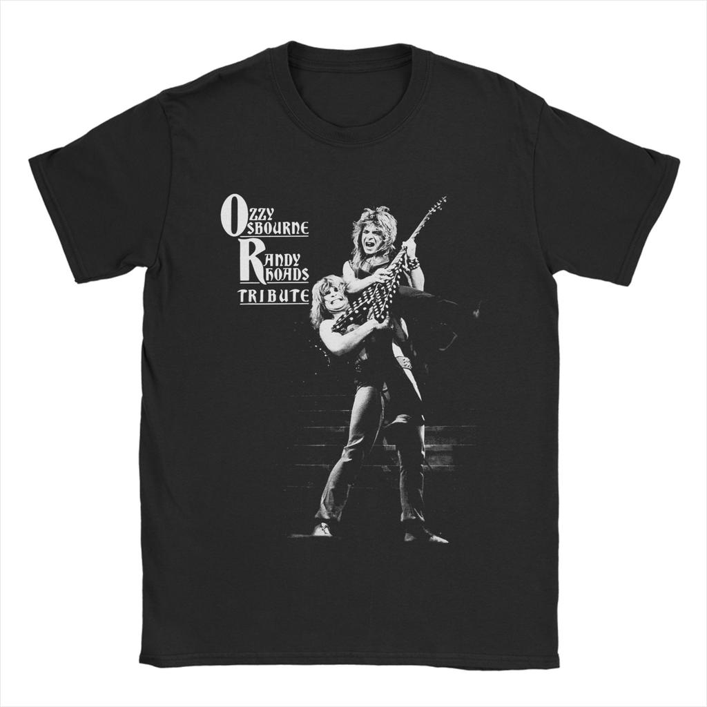 Mens TShirts Ozzy Osbourne Patient Number 9 Leisure Pure Cotton Tees Short Sleeve T Shirts Round Collar Clothing Plus Size