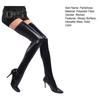 1 пара женских колготок до бедра, однотонные носки, облегающие, из искусственной кожи, для вечеринок, ночных клубов, чулок