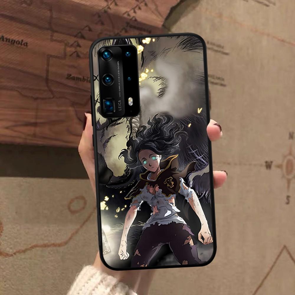 Black Clover Phone Case For Huawei P 8 9 10 20 30 40 50 Pro Lite Psmart Honor 10 Lite 70 Mate 20lite