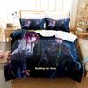 Goblin Slayer Bedding Set Single Twin Full Queen King Size Bed Set Adult Kid Bedroom Duvetcover Sets Anime Parure De Lit Bed