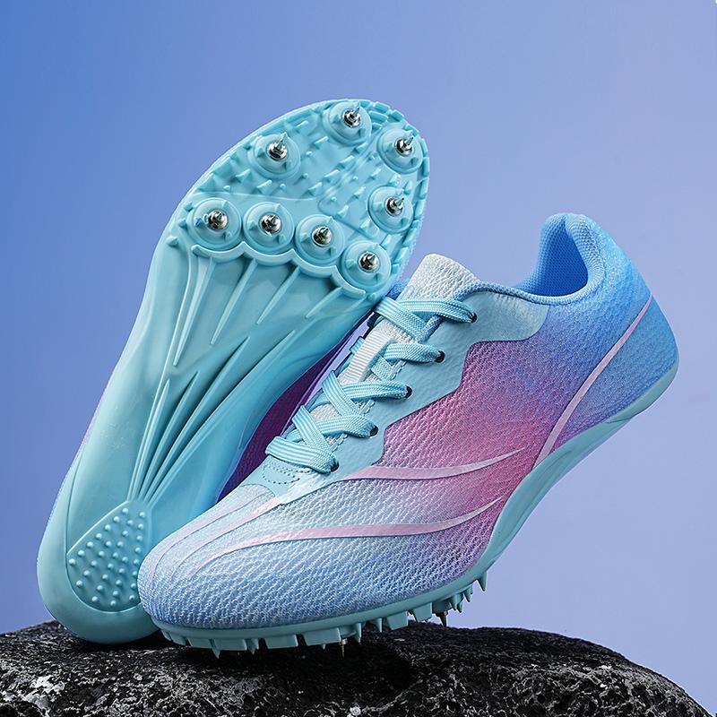 Мужская обувь для легкой атлетики, женские кроссовки с шипами, для бега, тренировок, легкие, для гонок, спортивные кроссовки с шипами, размер плюс 35-45