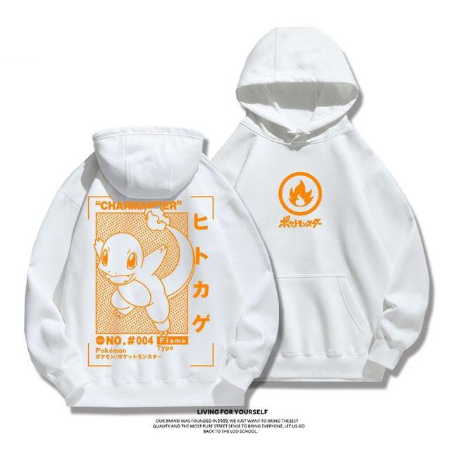 Новый анимационный мультфильм милый принтованный свитер для мужчин и женщин пара с капюшоном