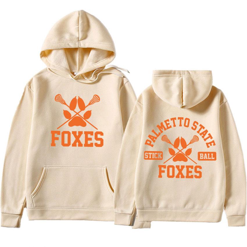 FOXES PALMETTO STATE Принт Худи Мужское Женское Модное Уличное Повседневное Спортивный костюм Оверсайз Трендовый Дизайн Свободное Худи