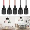 Держатель цоколя лампы, кабель питания 3/4 м E27 UK, подвесной светодиодный светильник, лампочки, адаптеры для шнура с выключателем 220 В