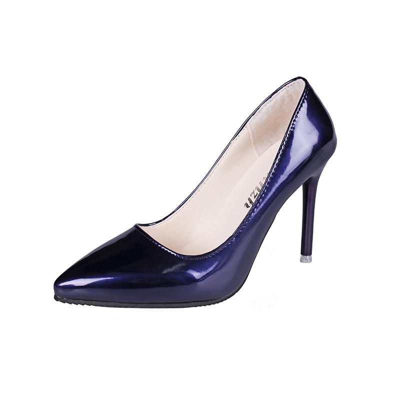 Женская обувь, туфли-лодочки с острым носком, модельные туфли из лакированной кожи, туфли на высоком каблуке, свадебные туфли на каблуке, женские туфли-лодочки Zapatos Mujer