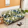Универсальный утолщенный эластичный матовый чехол для дивана-кровати с принтом без подлокотников, универсальный тканевый чехол для дивана