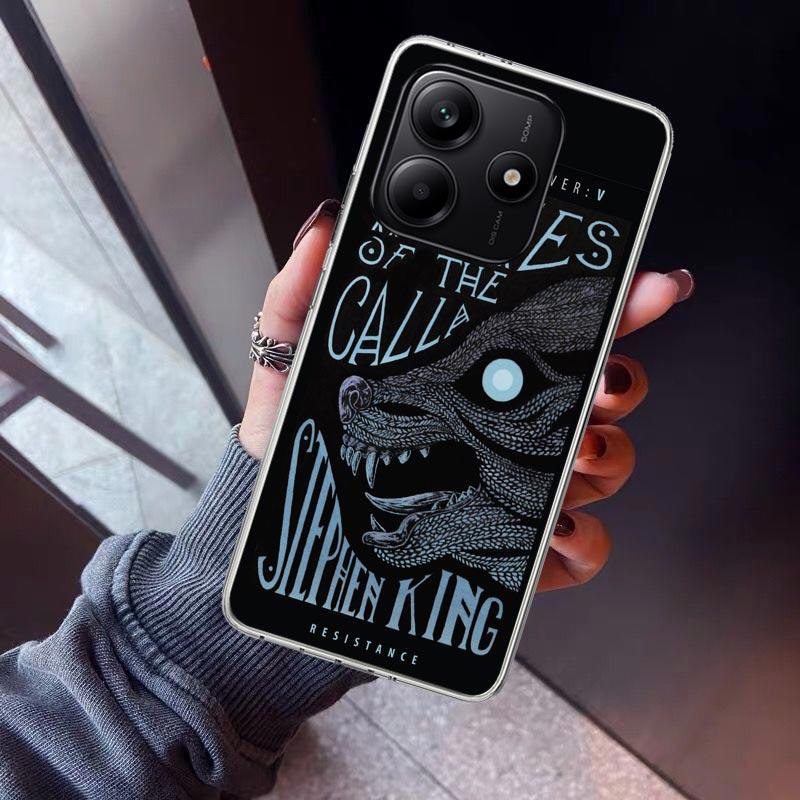 Stephen King The Dark Tower Phone Case For Xiaomi Redmi Note 10 11 12 13 14 15 Pro Plus 11S 12S 14S 11T 11E 10S Soft TPU Back Co