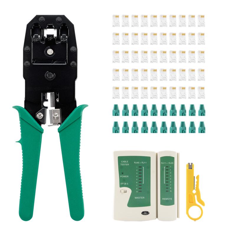 Jiman Network Tool Set: Category 5 Crimping Pliers with Crystal Head Sheath.