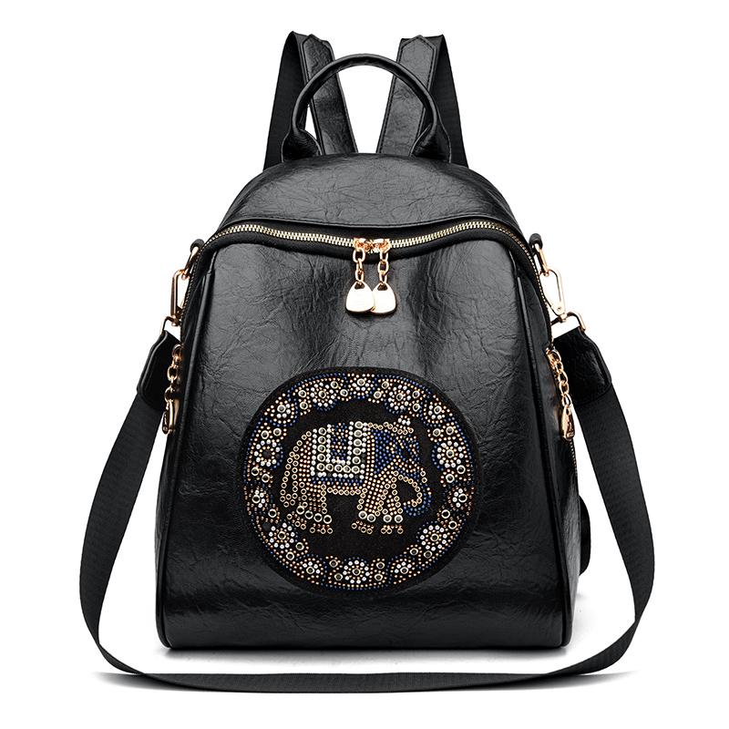 Роскошный брендовый женский рюкзак из высококачественной искусственной кожи в стиле ретро, модные рюкзаки большой вместимости для отдыха и путешествий, рюкзак для девочек