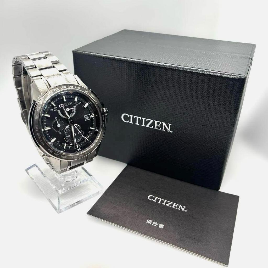 Used CITIZEN Attesa Eco-Drive Double Direct Flight (with accessories)