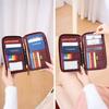 Portable Family Passport Holder Portable & Waterproof Travel Passport Holder Bag for Cards Boarding Pass Money