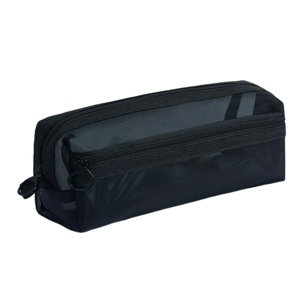 Сетчатый пенал Прозрачная косметичка Новые прозрачные пеналы Школьные офисные принадлежности