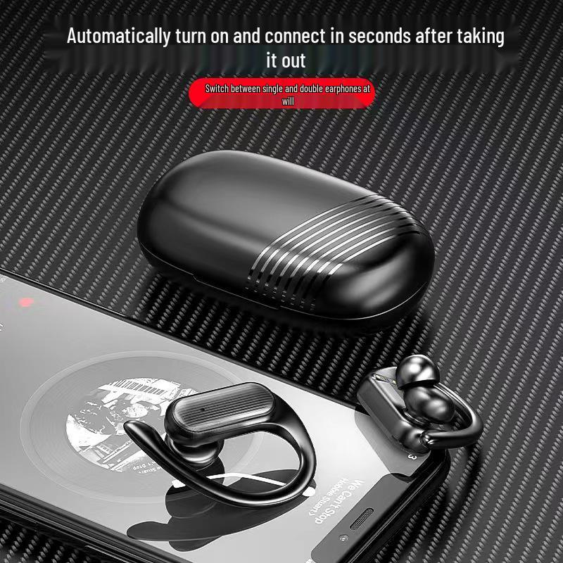 Новые Bluetooth-наушники-вкладыши TWS с заушиной: Беспроводные, Не вкладыши, Двухушные для спорта и бега, Длительное время работы от аккумулятора