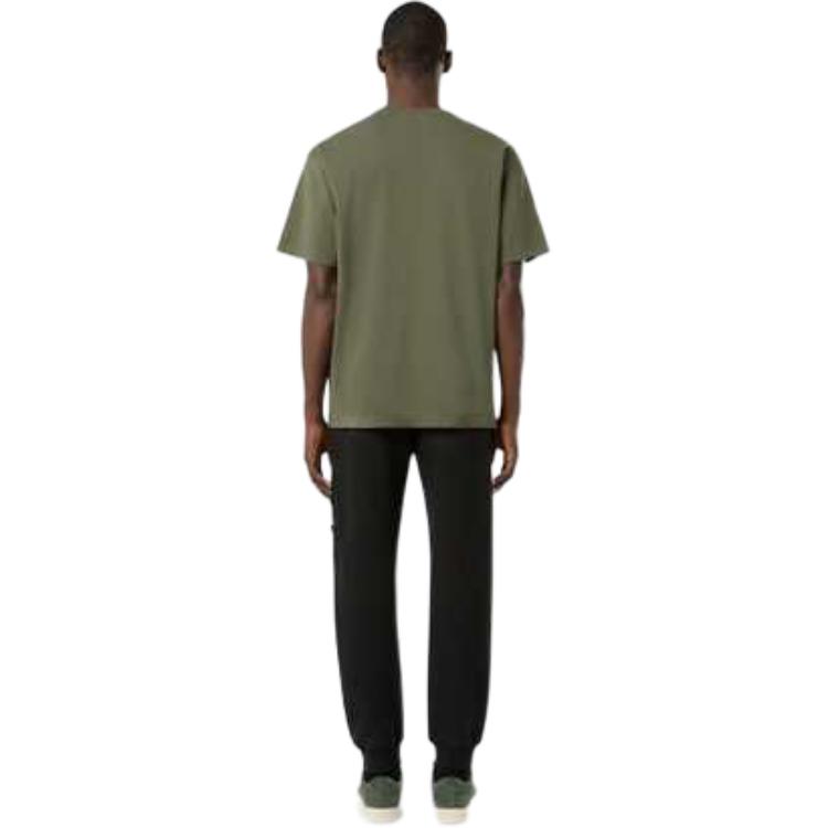 STONE ISLAND FW24 Однотонные брюки кэжуал с логотипом и эластичной талией Мужские брюки Черный 811564020-V0029