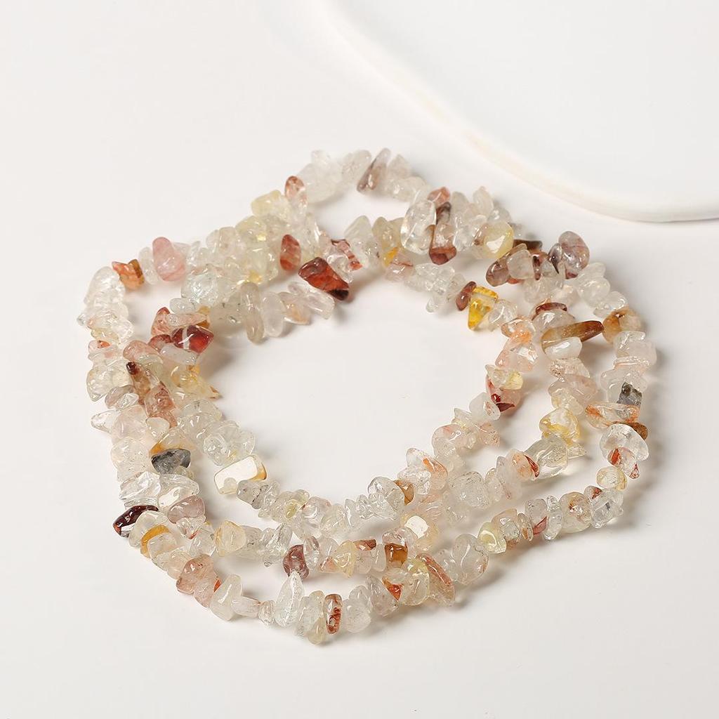 Ожерелье из натурального аметиста, 80 см - Полированные, Неправильные полоски для изготовления украшений и браслетов своими руками