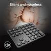 Двойная цифровая клавиатура Bluetooth, перезаряжаемая беспроводная цифровая клавиатура для iPad, ноутбука, Windows, ios, Slinet, цифровая клавиатура