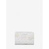 Jet Set Travel Компактный кошелек-бифолд на молнии Средний   Mk Signature 35t5stvf6v1999 Оптический белый