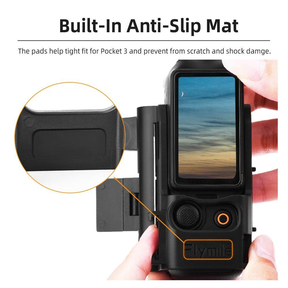 Magnetic Extension Mount Bracket Protective Adapter Frame Cold Boot Adapter for DJI Osmo Pocket 3