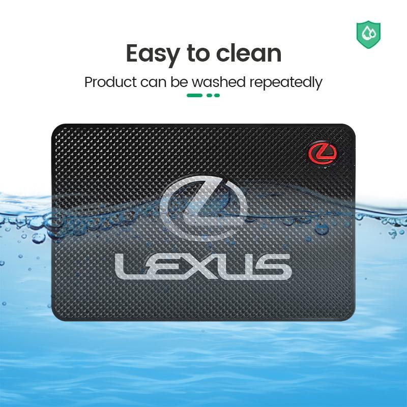 YOM1 For Lexus PVC Car Dashboard Sticky Non Slip Mat Phone Holder Anti-Slip Silicone Mat CT ES GS NX IS250 RX350 IS200 LX570 UX250h