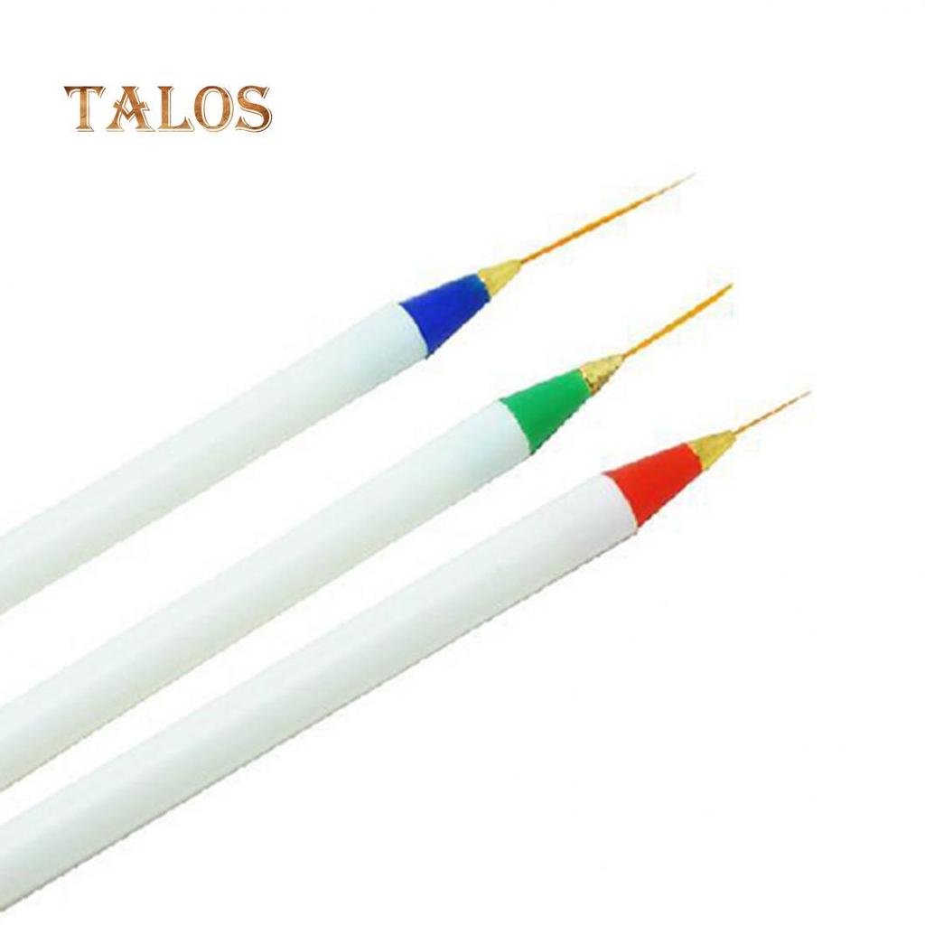 3 Pcs/Set Nail Art Fine Liner Design Detail Decor Painting Drawing DIY Pen Brush Nail Care