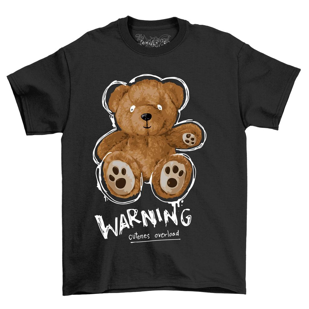 bearstreet2-1 9'' Huggable Teddy Bear T-Shirt Mens Womens Tees Top - Cute and Cuddly! Fun Unisex Design,