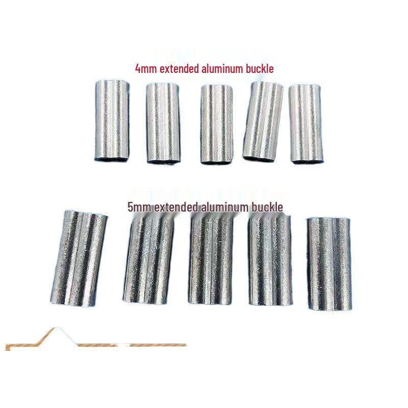 Аксессуар для стального троса для улицы: Алюминиевая втулка и 8-образный зажим