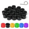 20Pcs for VW Tiguan Golf MK5 Passat B7 Wheel Tire Hub Cap Nut Bolt Cover Rim Tyre Screws Plugs Studs Car Decorations Accessories