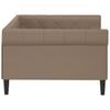 Vidaxl Sofa Z Funkcją Spania, Cappuccino, 100X200 Cm, Sztuczna Skóra
