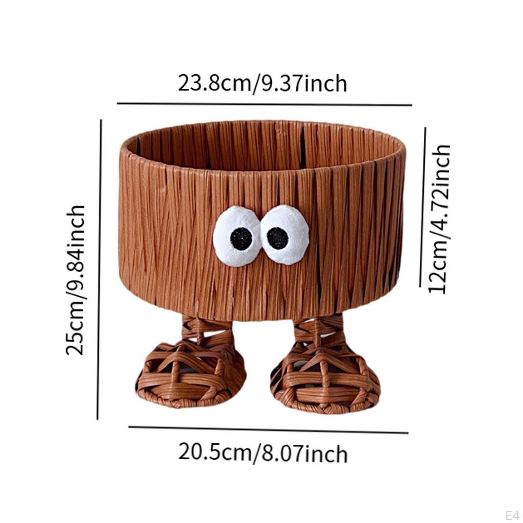 Корзина для хранения домашнего декора для печенья и выпечки с имитацией ротанга