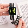 Watch Band for Apple Watch Series 10 Ultra 9 8 7 SE 6 5 4 3 2 1 46mm 49mm 45mm 44mm 42mm 3-Stripe Parachute Buckle Nylon Strap