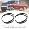 2PCS Roof Drip Molding Trim Rubber For Toyota Tundra DOUBLE CAB 2007-2020