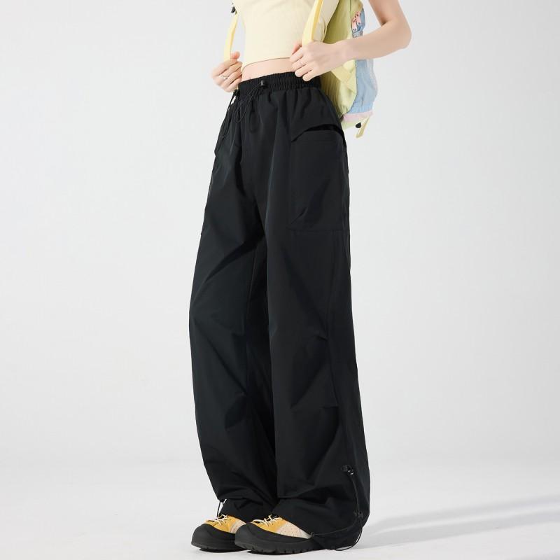 Womens Outdoor Paratrooper Pants Quick Dry Loose Hiking Cargo Mens Sports Trousers