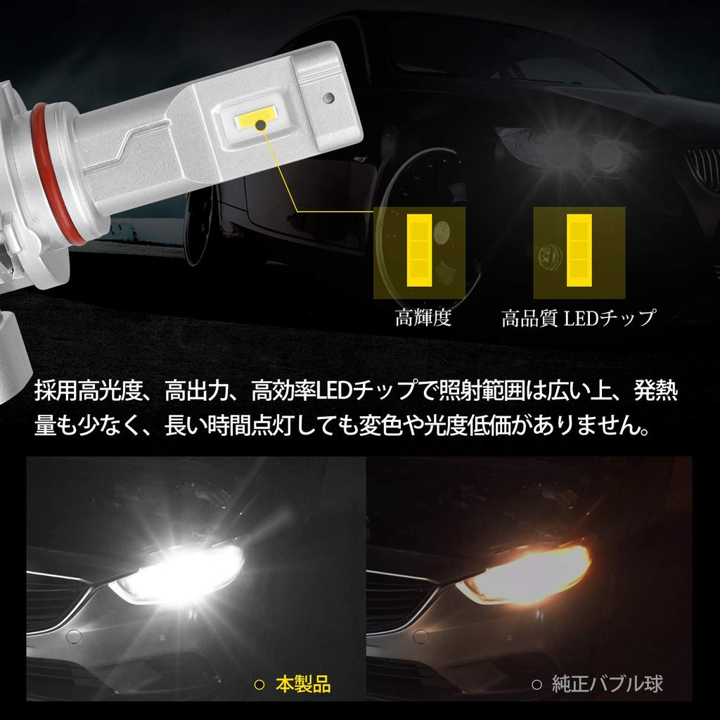Autofeel 9005 HB3 LED Противотуманные светодиодные фары Новый техосмотр транспортного средства для автомобилей и совместимые, 2 шт. [Оригинал] / Фонари, Фары, Соответствующие, Мотоциклы,