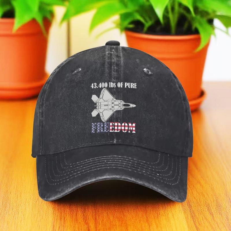 Summer Fall Lightweight Washable Baseball Cap Unisex F Fighter Print Breathable Sun Hat Vintage Camping Travel