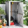 VidaXL Garden Shed Storage Hangar Storage Shelter Tool Shed Outdoor Storage House Grey 118.5x97x209.5 150900