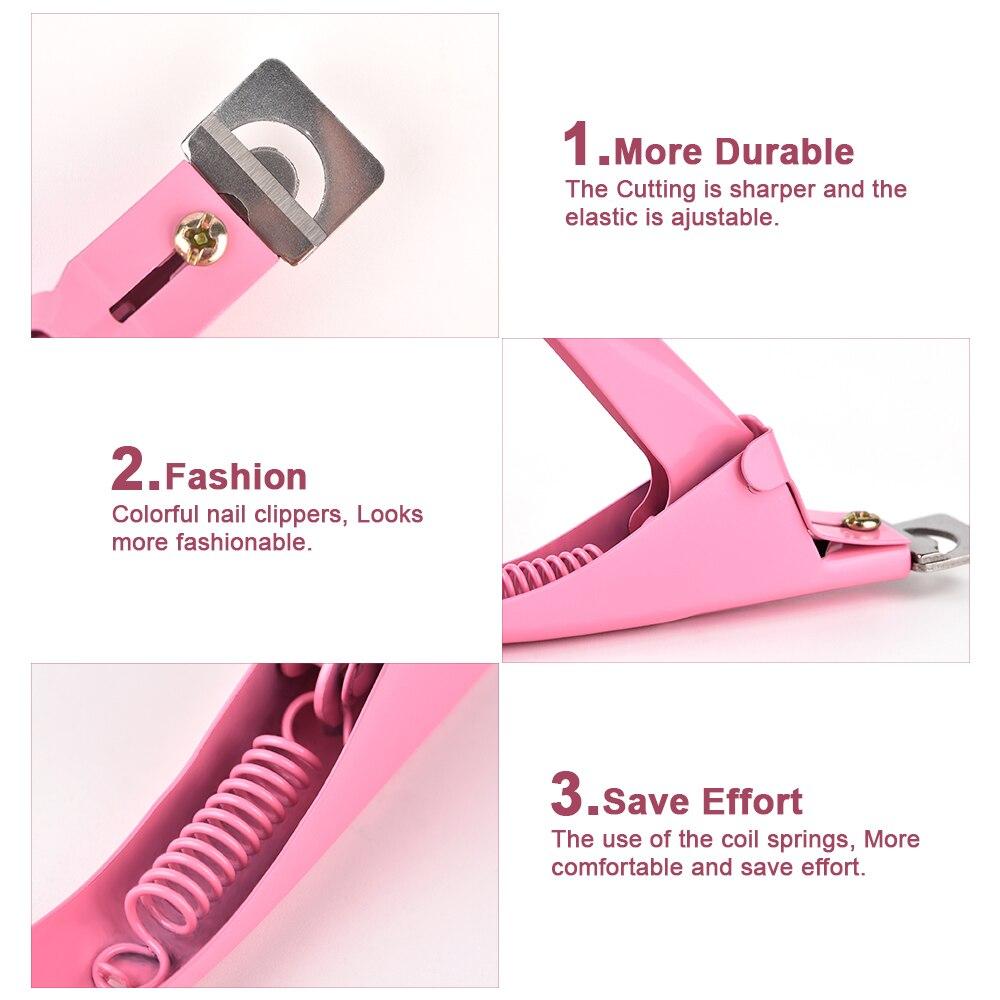 kads U-образная машинка для стрижки ногтей, маникюр, акриловый гель, французские накладные кончики, резак для кромок, резак для ногтей из нержавеющей стали, аксессуары для маникюра