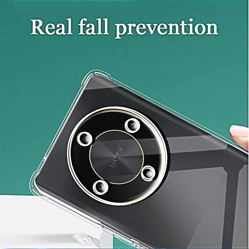 Прозрачный чехол для телефона Honor x9b X8b X7b X6a X7a X8a X9a X8 X7 X6 Чехол-накладка из тонкого мягкого ТПУ с защитой объектива камеры