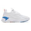 Puma Rs-X Master Fabric Sports Wear Resistant Retro Mid-Top Lifestyle Casual Shoes Unisex Casual Shoes White Blue 371870-02