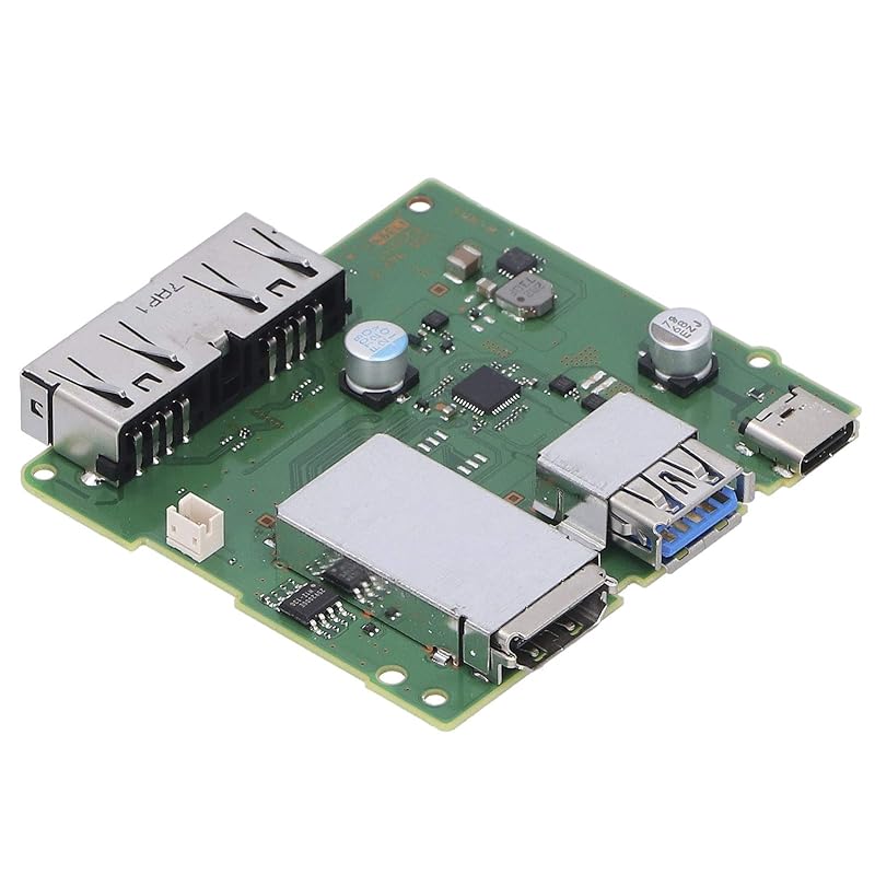 HDMI Charging Board Docking Station Main Board Circuit Board Exchange with Screwdriver Game Console Dock Mainboard for Circuit Boards