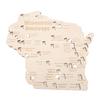 Wooden Wisconsin Raceways Map Wisconsin Raceways Map Board with 1 Pack Flags for Home Decor